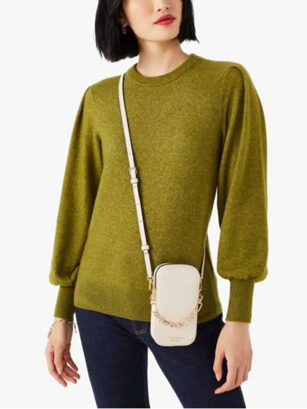 Kate Spade Carlyle Pebbled Leather North/South Phone Crossbody Handbags